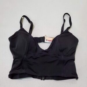 Victoria's Secret Women Swimwear XS Black‎ Tankini Cropped Adjustable Straps